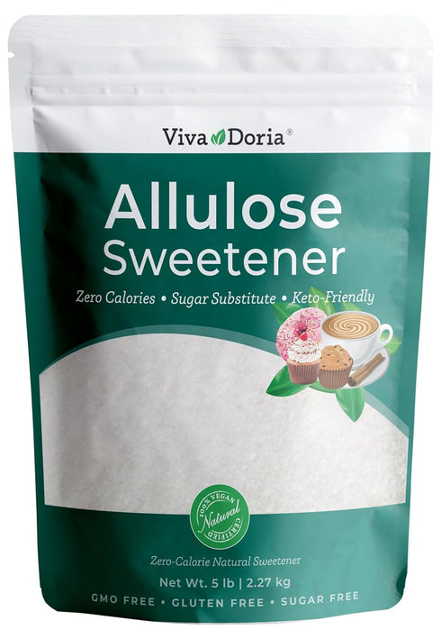 Viva Doria Allulose Sweetener, 5 lb (2.27 kg) | Zero Calorie Sugar