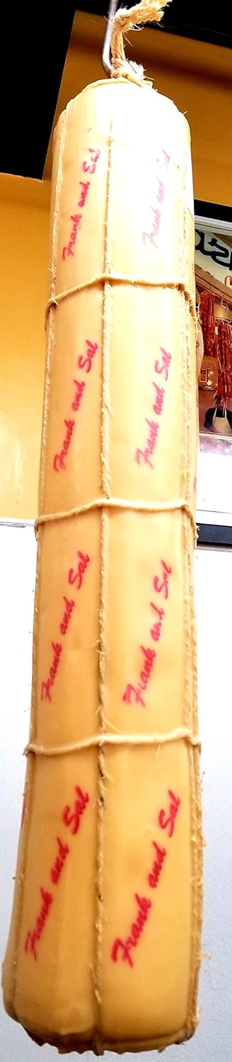 Provolone Cheese Premium (Sharp) One Pound. Frank and Sal Imported Cut Fresh and Vacuum Sealed Daily To Order