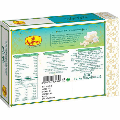 Haldiram's (500gram) Nagpur Kaju Katli