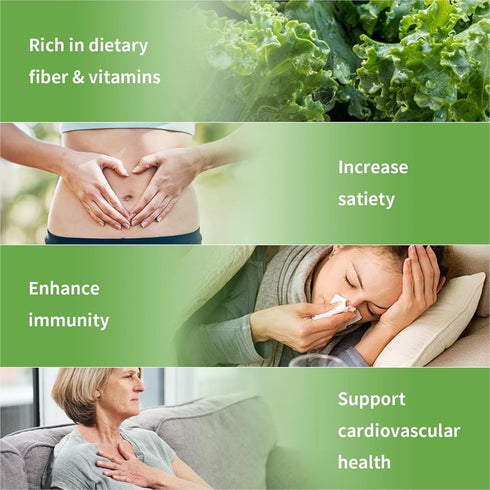 GaoGaoFen Powder,7.05oz/200g, Kale Natural Fresh Vegetable Powder,Green Superfood for Kale Drink,Cooking Salad