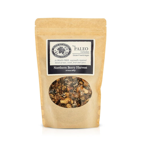 Maple Nut Kitchen Northern Berry Harvest Granola 10 oz Grain-Free with Walnuts,