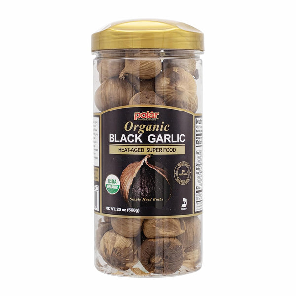 MW Polar USDA Organic Black Garlic 20 oz (Pack of 1), Whole