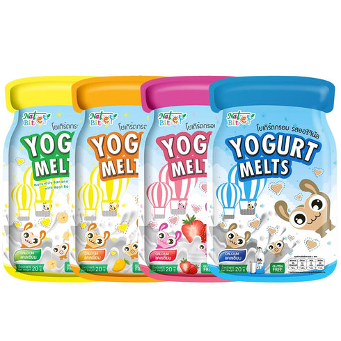 Nat Bit Freeze Dried Yogurt Snack, Crispy Melts, Healthy Snack No Preservatives
