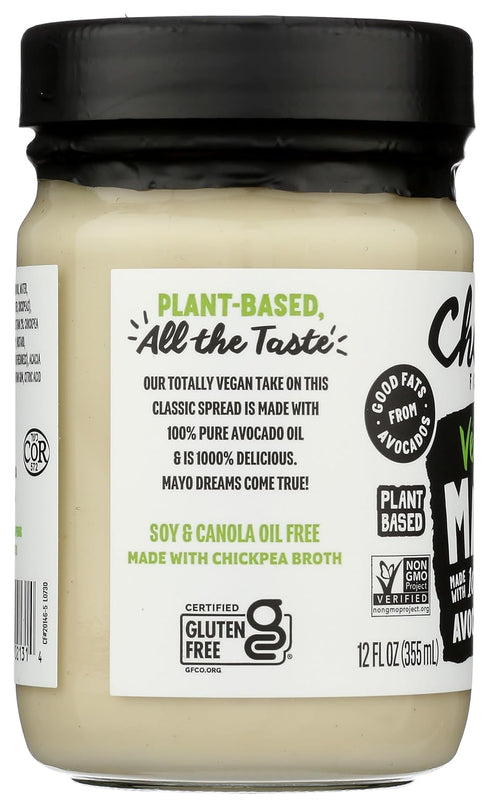 (12 oz) Chosen Foods Classic Vegan Avocado Oil-Based Mayonnaise, Gluten & Dairy Free, Low-Carb, Keto Diet Friendly