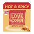 LOVE CORN Hot & Spicy Crunchy Roasted Corn Snack, Gluten Free, Non-GMO,
