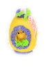 Generic Easter Panoramic Sugar Egg Decoration with Chenille Chick Inside, Edible Flower, Holiday Gift for All Ages