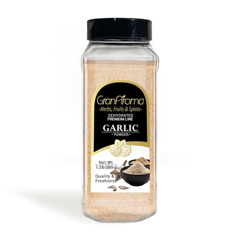 GranAroma Garlic Powder, 1.3 lb, Versatile, Dry Rubs & Seasonings, Dried &