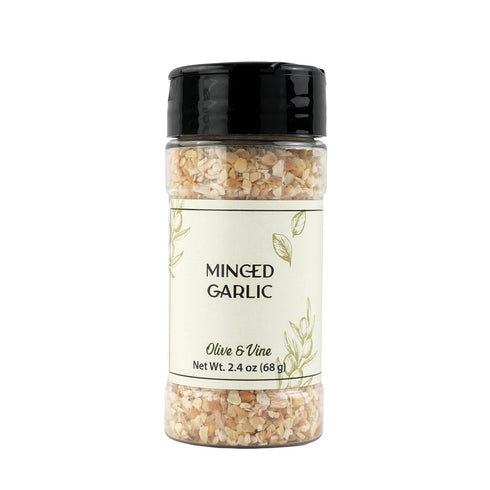 Olive & Vine Minced Dried Garlic, Bold Flavor, For Sauces & Marinades,