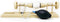 Millbrook Way Egg Decorating Kit with One-Hole Egg Blower Pump and Decorating