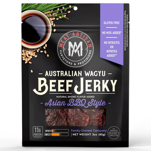 Meat Artisan Beef Jerky - Australian Wagyu Asian BBQ Style - High