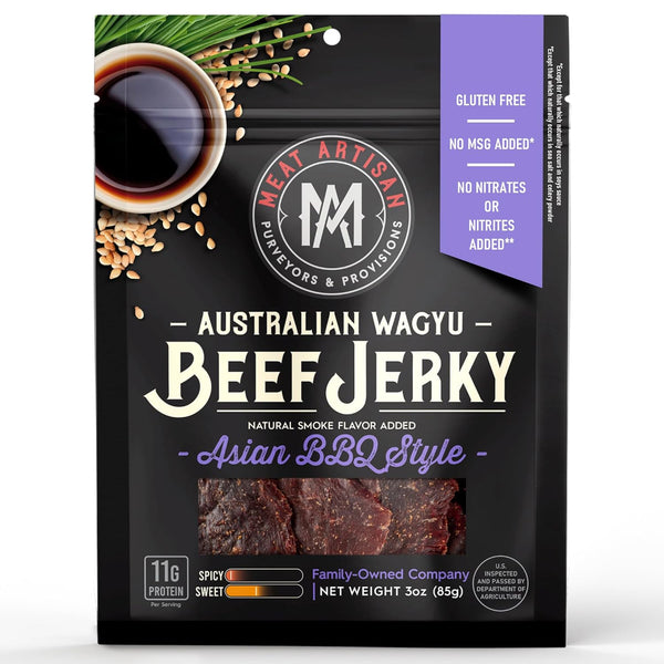 Meat Artisan Beef Jerky - Australian Wagyu Asian BBQ Style - High