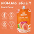 (12 (8 Packs) 5 KONJOY Konjac Jelly & Spaghetti Noodle Bundle, Peach Drinkable Jelly Pouches) + Konjac Shirataki