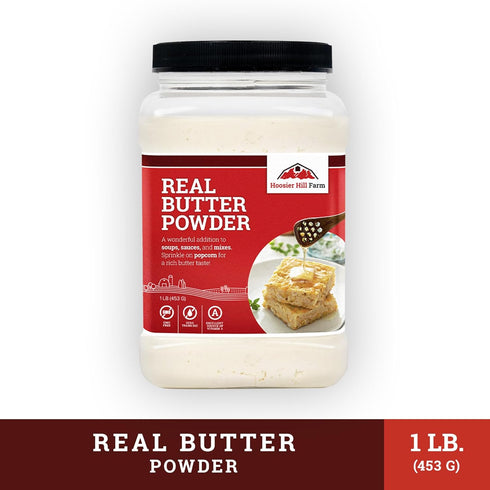 1LB (Pack 1) Hoosier Hill Farm Real Butter Powder