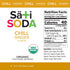 (9g), 12 Pack Sati Soda Ginger Functional Ginger Soda with Chamomile Low Sugar Organic Sparkling Drink for Calm