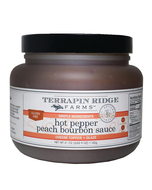 Terrapin Ridge Farms Hot Pepper Peach Bourbon Sauce Sweet & Spicy Gourmet