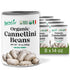 Food to Live Organic Italian Canned Cannellini Beans, 14 oz (Pack of