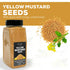 550G (19.40oz) Fresh Finest Whole Bold Yellow Mustard Seed, Kosher & Non-GMO