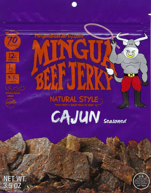 Mingua Beef Jerky (The Original) 3.5 oz Cajun