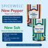 Spicewell New Salt and Pepper Pouch Duo | Reduced Sodium Himalayan Pink Salt + The Tastiest and Warmest Black Pepper
