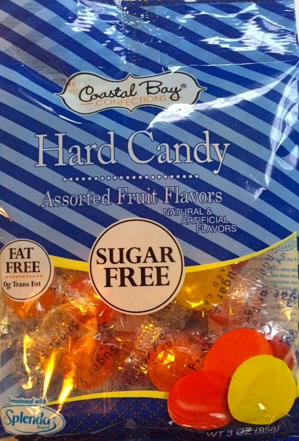 Coastal Bay Confections Sugar Free Hard Candy - Assorted Fruit Flavors, Sweetened With Splenda, 3 oz