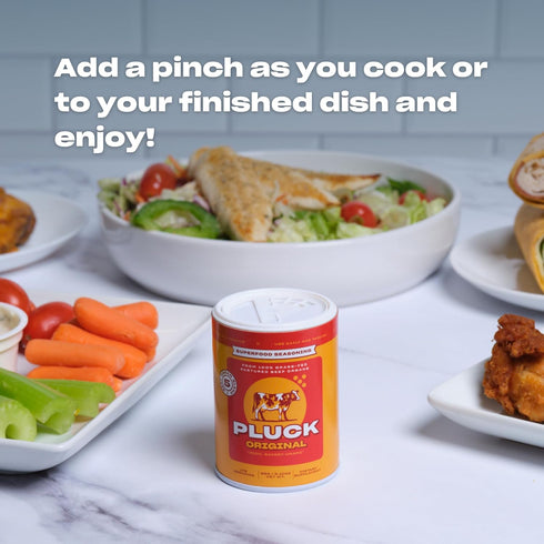176 Pluck Original Organ Meat Blend Seasoning | From Grass-Fed & Grass-Finished Pastured Beef Organs with Redmond Real