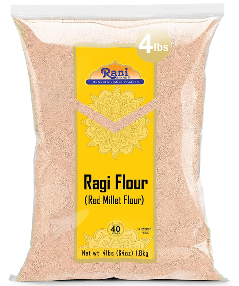 Rani Ragi (Finger Millet) Flour 64oz (4lbs) 1.81kg Bulk ~ All Natural