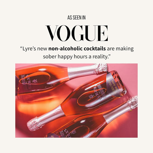 45 (25.4 Oz) Lyre's Non Alcoholic Classico Ros Sparkling, Alcohol Free Pink Sparkling, Award-Winning, Vegan Friendly