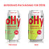 12 Pack (12oz oHy Hydrogen Sparkling Water Magnesium & Antioxidant Hydration, Zero Sugar, Zero Calories, Cherry Lime