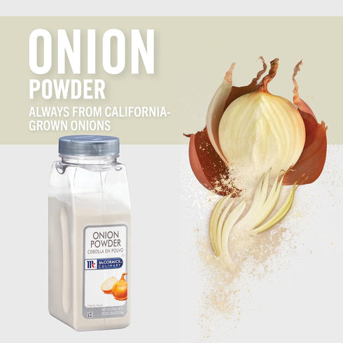 McCormick Culinary Onion Powder, 20 oz - Real Onion Powder Seasoning for Sauces, Gravies, Soups or Dips