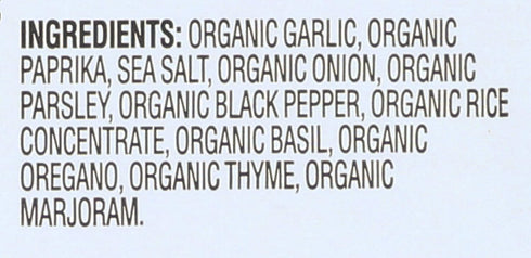 0.71 oz Simply Organic Garlic & Herb Vegetable Seasoning Mix, Certified Organic, Vegan |