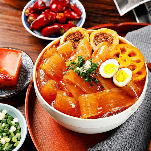 NERSQELX 100% 8.75 (Pack 2) Glass Noodles, Wide Chewy Vermicelli Pasta, Sweet Potato Starch
