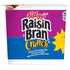 33.6oz (12 Kellogg's Raisin Bran Crunch Breakfast Cereal Cups, Fiber Cereal, Made with Real Fruit, Original, Case Cups)
