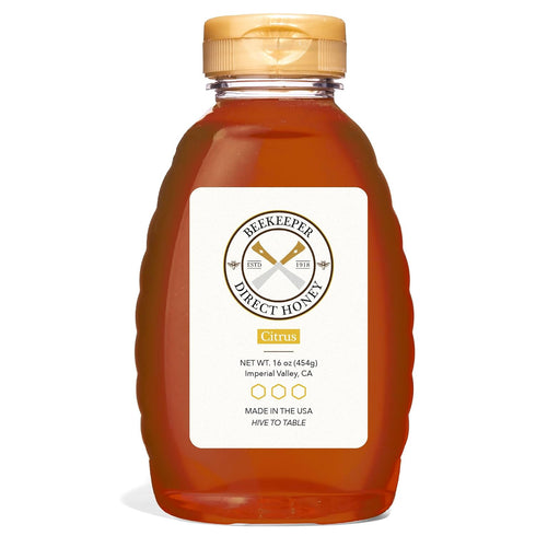 Beekeeper Direct Raw Unfiltered Honey - Real Raw Citrus Honey - All