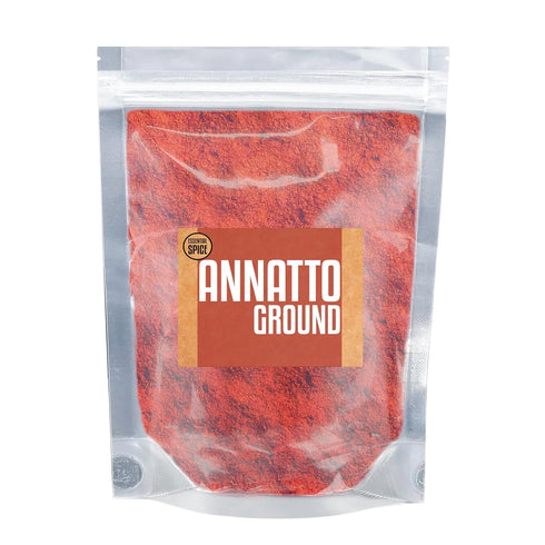 17 oz Essential Spice Ground Annatto, Mild, Earthy Flavor & Natural Red-Orange Color Perfect for Rice, Stews, Sofrito
