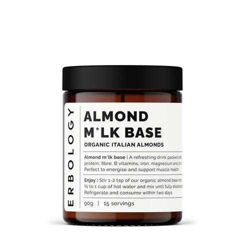 Erbology Organic Almond Milk Base 3.2 oz - Cold-pressed from Small-batch Fresh
