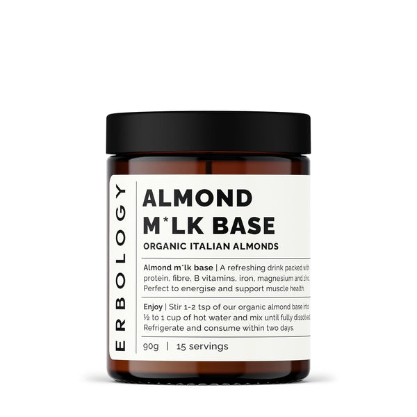 Erbology Organic Almond Milk Base 3.2 oz - Cold-pressed from Small-batch Fresh