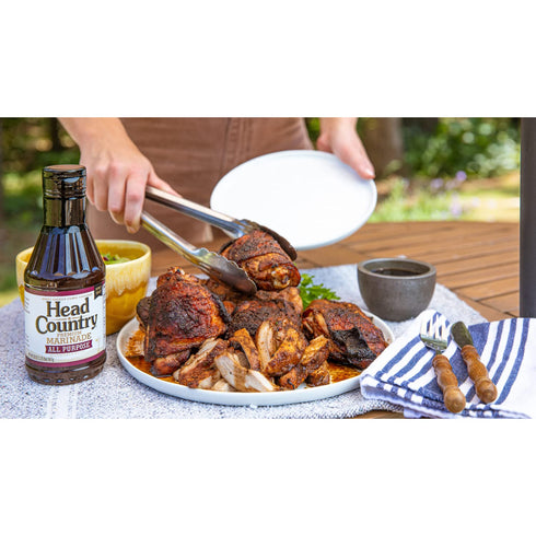 Head Country Premium Marinade (20 Ounce) - Gourmet, Vegetarian, Gluten-Free, No MSG, Great for Grilling
