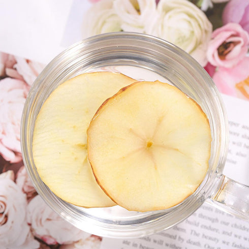 7.05OZ/200G Dried Apple Slices, Dehydrated Apple Slices, No Additive, Naturally Sweet, Dehydrated Fruit, Fruit Snacks