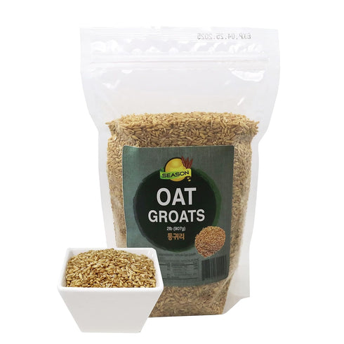 Season1 2Lbs Season Whole Oat Groats - Oat Groats | Rich with Fiber & Minerals | Product of USA |