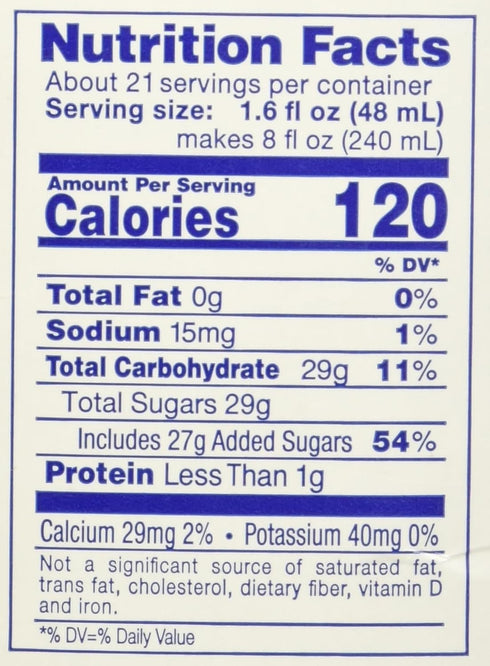 (Pack 1) CALPICO Concentrate, Non-Carbonated Beverage Concentrate, Hint of Citrus Flavor, No Artificial Colors