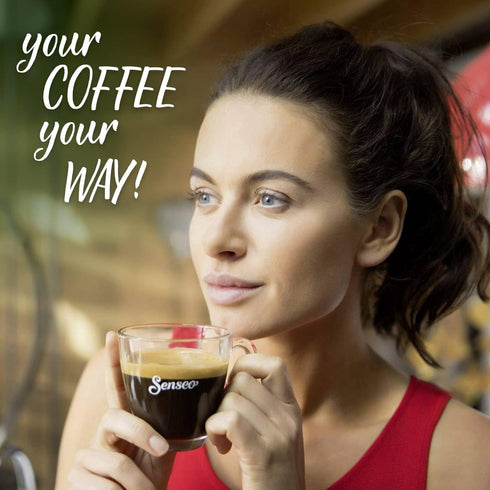 48 Count (2 Packs) Senseo Strong Roast Coffee Pods Full-Bodied Dark Roast Flavor Single-Serve Coffee Pads Compatible