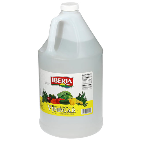 1 5% Iberia All Natural Distilled White Vinegar, Gallon - Acidity