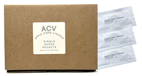 Apple Cider Vinegar Packets ACV Individual Packets, Single Serve Apple Cider Vinegar