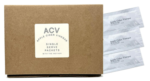 Apple Cider Vinegar Packets ACV Individual Packets, Single Serve Apple Cider Vinegar