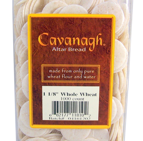 Cavanagh 1 1/8" 1000/Container Altar Bread - Whole Wheat