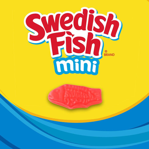 24 2 oz SWEDISH FISH Mini Soft & Chewy Candy, Bulk Candy, Mother's Day, - Bags
