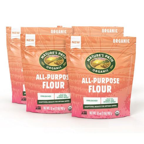 32 oz (Pack 4), Nature's Path Organic All-Purpose Flour, of Non-GMO