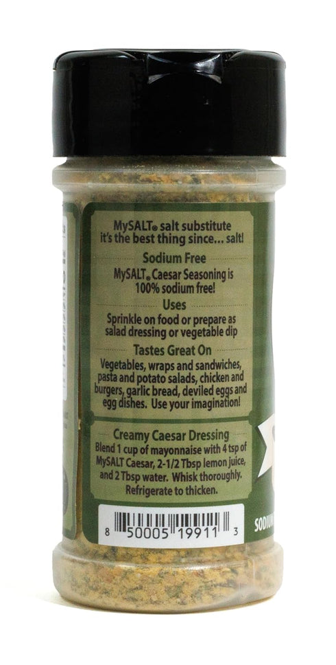 MySALT Caesar Seasoning and Salad Dressing Mix Sodium-Free Very Low Potassium