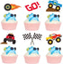 48 Pieces Monster Truck Blaze Car Cupcake Toppers, Cute Baby Shower Birthday Party Supplies