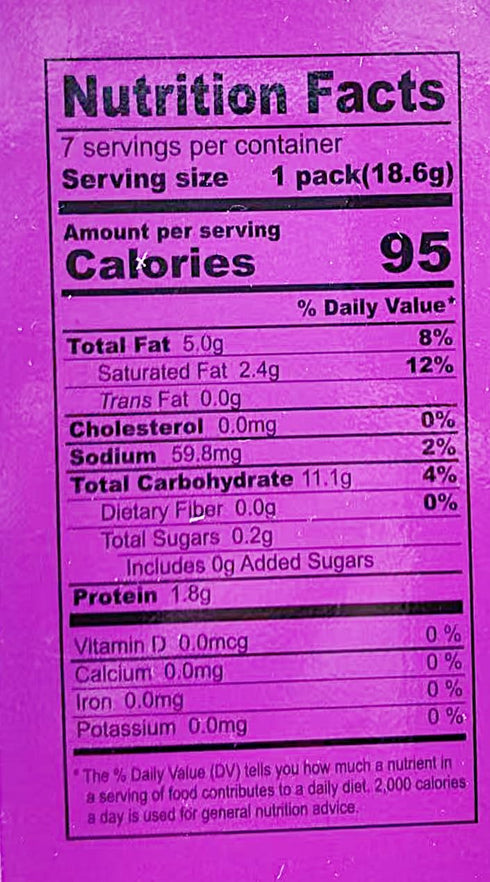 Generic 4.58 oz, 130g, Pack 2 Bamboo Salt Red Quinoa Biscuit, Vegetarian Snack Crackers